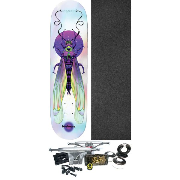 Birdhouse Skateboards David Loy Ilham Insects Skateboard Deck - 8.5" x 32" - Complete Skateboard Bundle